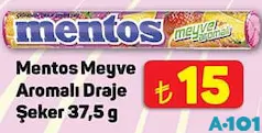 MENTOS MEYVE AROMALI DRAJE ŞEKER